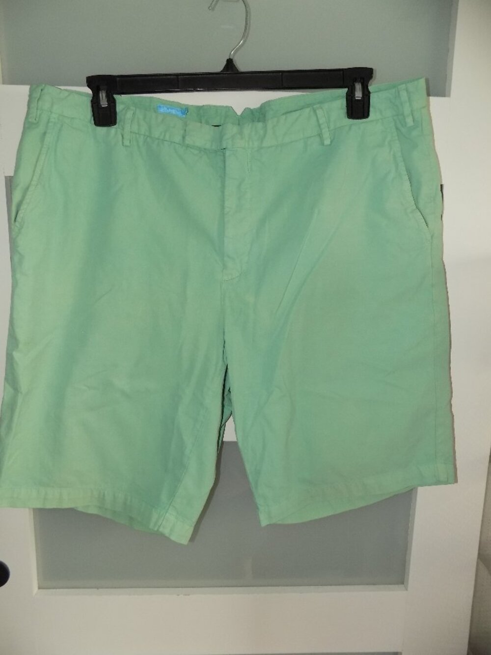 J. McLaughlin Green Chino Flat Front W/Pockets Size 40 Men's